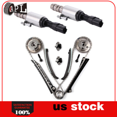 Timing Chain Kit Cam Phaser VCT Selenoid For 2004-2008 Ford F-150 5.4L