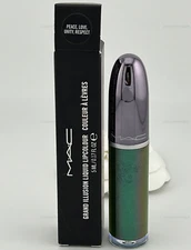 MAC Grand Illusion Glossy Liquid Lip Color - PEACE LOVE UNITY RESPEC, New RARE!!