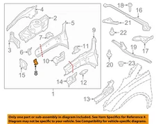 FORD OEM 09-23 C-Max-Outer Rail Lower Bracket AV6Z2082B