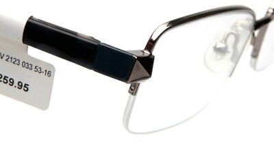 NEW VALENTINO V2123 033 GREY EYEGLASSES FRAME 53-16-135mm  display picture 1