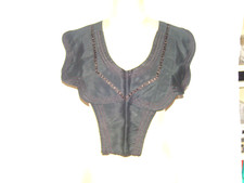 JHW, schwarze Schürzenlatz aus Lüster, Rarität