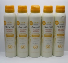 AVEENO SUNSCREEN WEIGHTLESS SPRAY SPF 60 5 OZ DETAILS (LOT 5)
