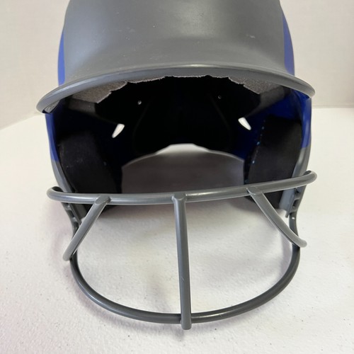 Easton T-ball Ghost Helmet Small Gray Blue Face Guard BGH-05S 6 1/4 - 6 7/8 - Picture 4 of 11