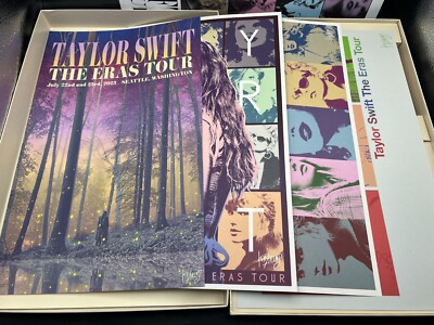 COMPLETE w/POSTERS Taylor Swift Eras Tour Seattle, WA VIP