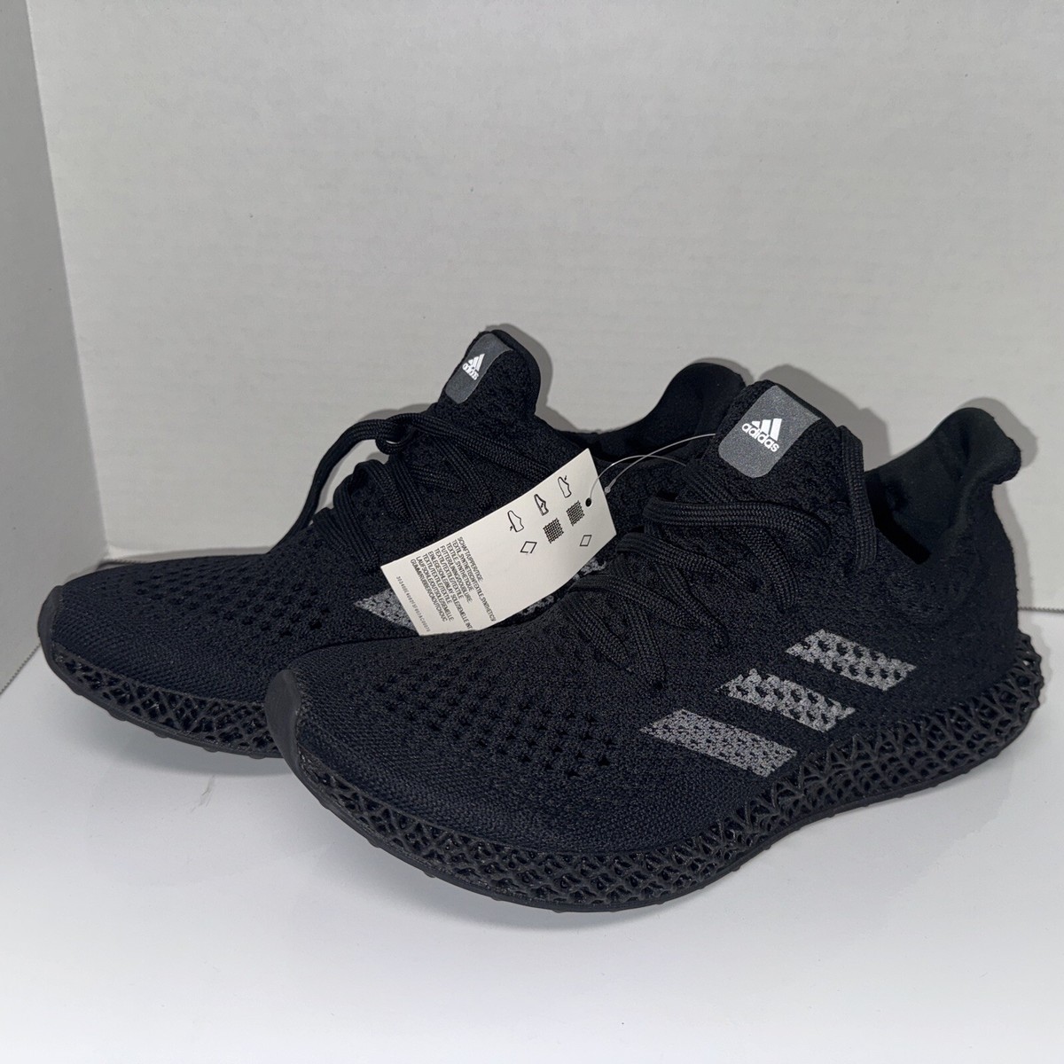 [NEW] Men's adidas 4D Futurecraft Running Shoes Black Q46228
