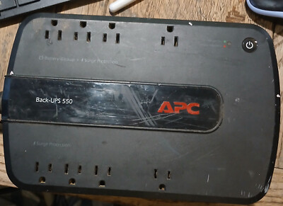 APC Back UPS ES550 BE550G 8 Outlets Uninterruptible Power Supply w/Cable,No Batt