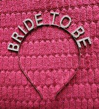 Bride To Be Silver Headband