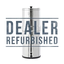 Crown Berkey Water Filter w/ 2 Black Berkey Elements - Dealer Refrb