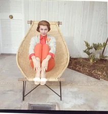 Cyd Charisse striking glamour pose vivid color Original 2.25 x 2.25 Transparency