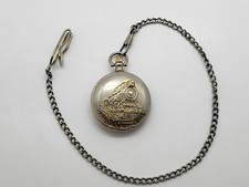 Quartz pocket watch Paravoz train on chain Q Q