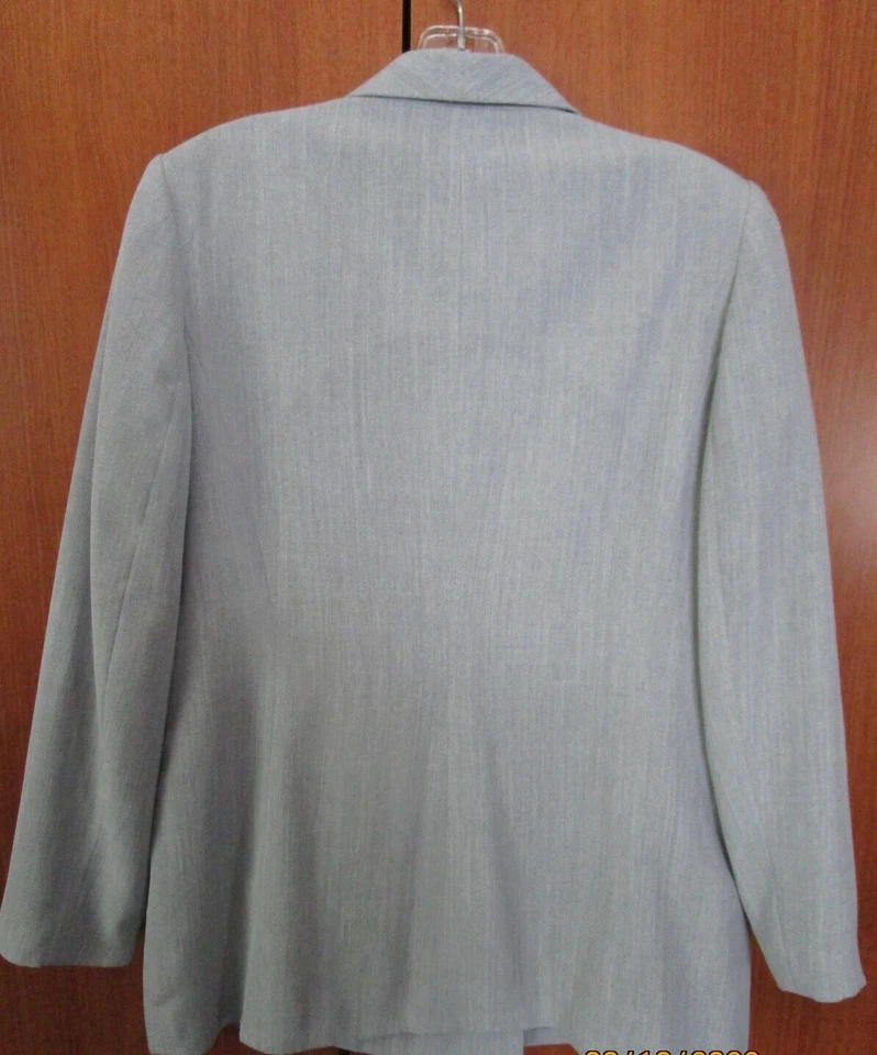 Chaqueta Blazer JG Gancho Talla 12 P Pequeño Poliéster con Forro Busto 39 Largo 28 pulgadas Foto 4 de 4