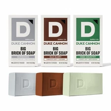 Duke Cannon Big Brick of Soap Bar - Frontier 30 Variety 3-Pack - 10oz Each