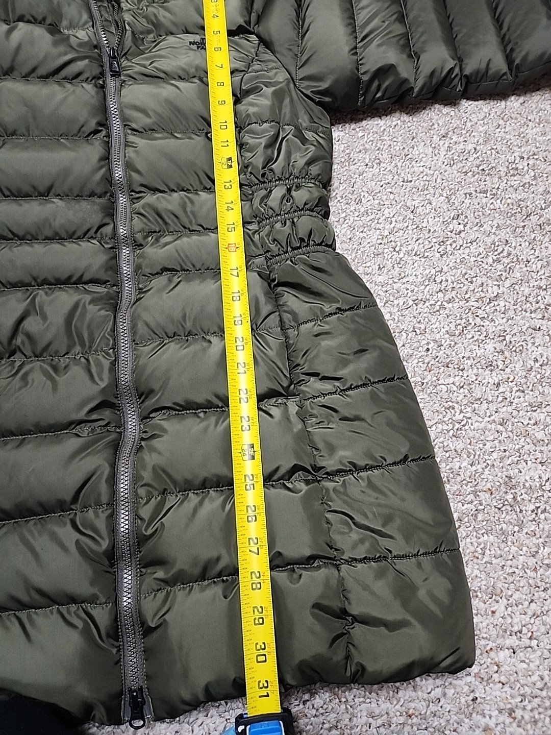 The North Face Gotham II 550 Down Parka SMALL ThymeGreen Full Zip Coat thumbnail 14