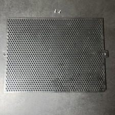 Vintage Lite Brite Replacement Part Black Peg Screen 12  by 9  With Screws