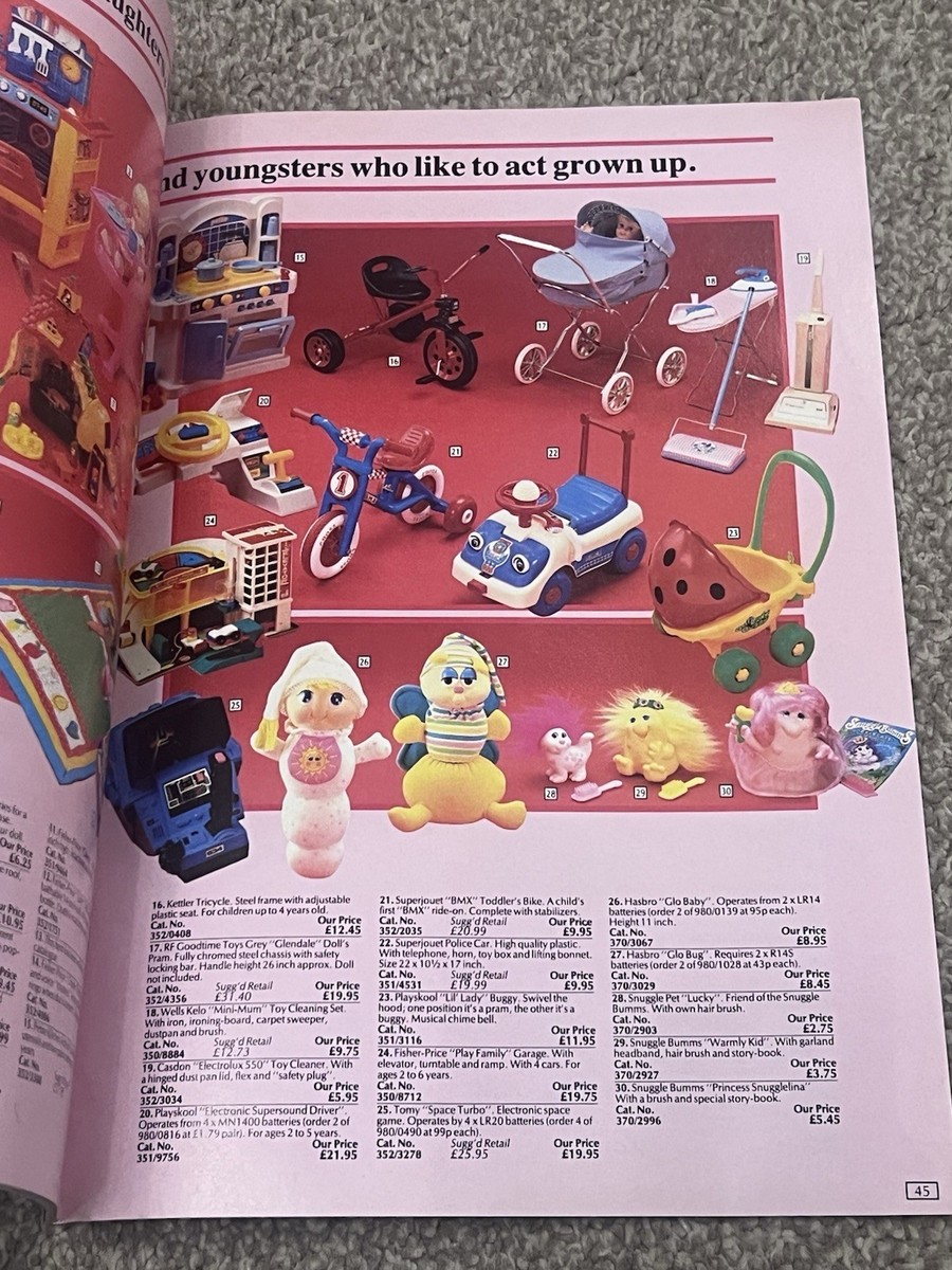 Argos Christmas Gifts Catalogue 1986 Vintage UK Mail Order Booklet
