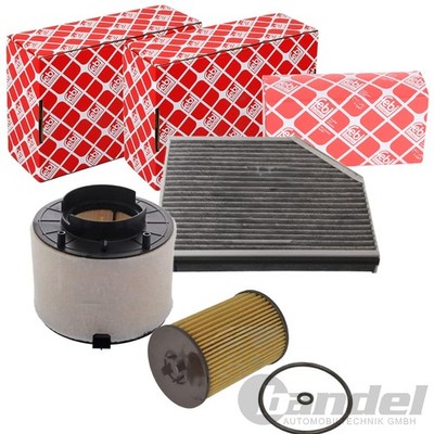 FEBI FILTER INSPEKTIONSPAKET passend für 2.0 TDI AUDI A4 B8 A5 8T Q5 8R