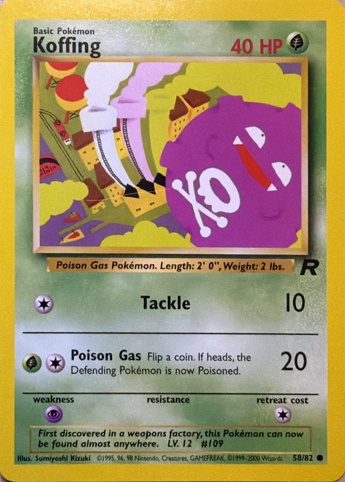 Koffing Common Team Rocket 58/82 NM