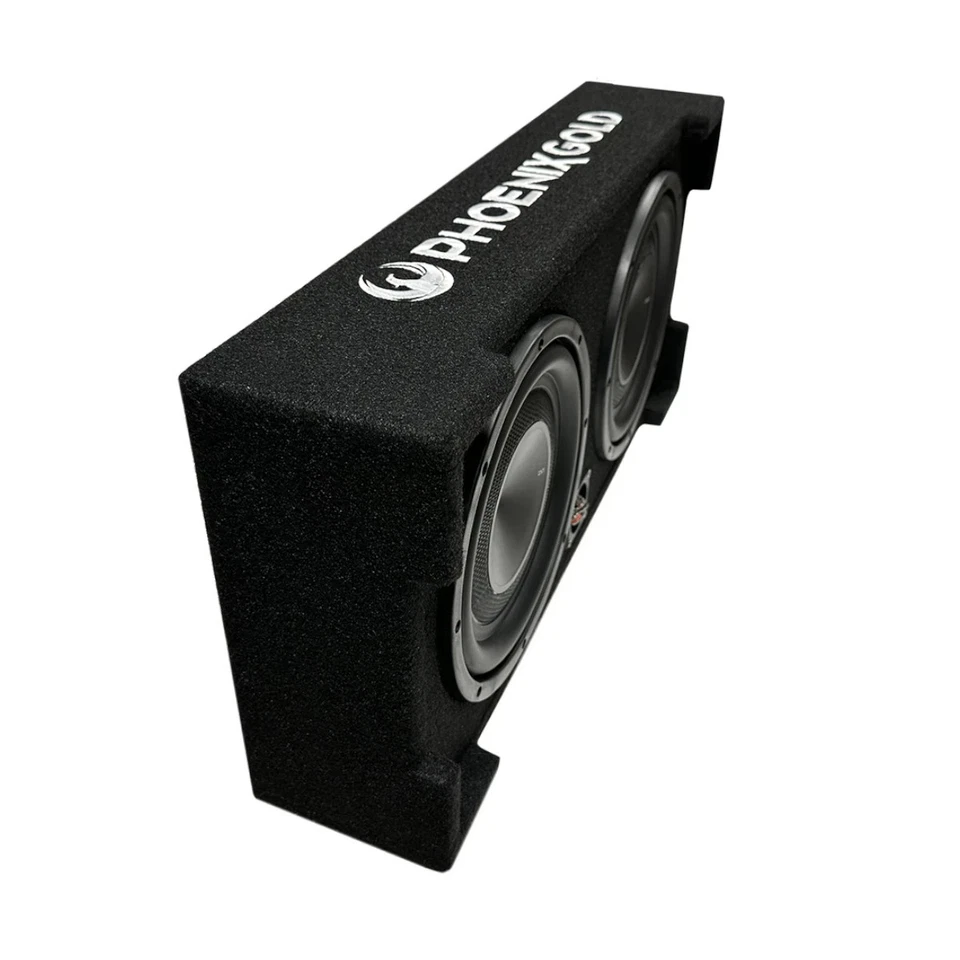 Phoenix Gold ZX210PBS 700W Max Bassbox 2 Ω Slim Enclosed Subwoofer Schwarz - Bild 3 von 4