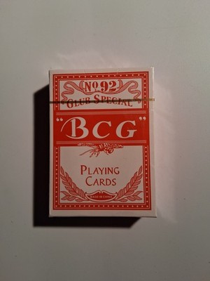  BCG  Playing Cards Club Special No. 92 Poker Size Extra Selected SEALED