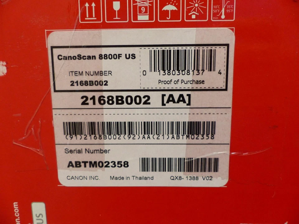 New Canon CanoScan 8800F Flatbed Scanner ~ FREE SHIPPING - Image 4 of 4