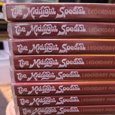 Lot of 8 Sealed/New Burt Sugarman's Midnight Special DVDs Years in pix.