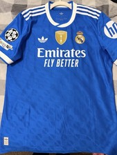 Jersey Real Madrid Third 25/26Authentic Mbappe Size L Champions League