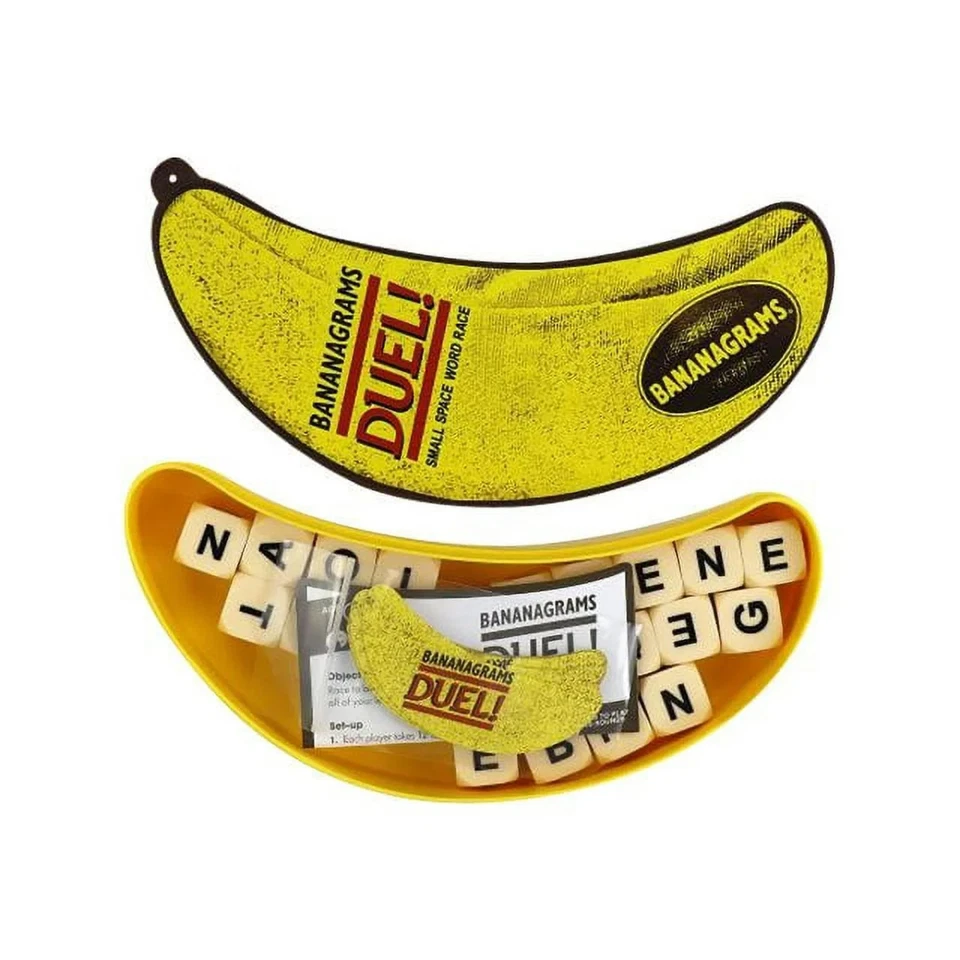BANANAGRAMS Duel Game New Travel 2 Player Quick Game Travel Family Fun Word Race - Image 3 of 3
