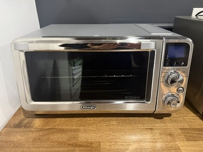 Toaster Oven 14L Digital Air Fry Convection 1800W Stainless Steel De Longhi