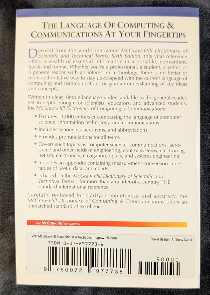 Dictionary of Computing & Communications by McGraw-Hill - BRAND NEW MINT - Image 2 of 4