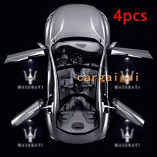 4x LED Door Lights Projector For Maserati Levante 2017-2022 Welcome Courtesy Kit