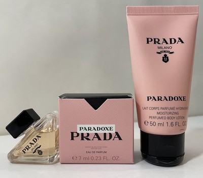 Prada Paradoxe Eau de Parfum 7ml & Perfumed Body Lotion 50ml Travel Set NIB