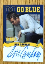 TK Legacy Signed  DON CANHAM  AUTO  M GO BLUE Card  MICHIGAN WOLVERINES