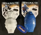 HALO MEGA BLOKS CONSTRUX UNSC ARCTIC WHITE ODST SHARK PADPRINT MINIFIGURE CNJ45