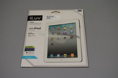 NEW ILUV  CLEAR SCREEN PROTECTOR KIT IPA2  [24 MONTHS WARRANTY]