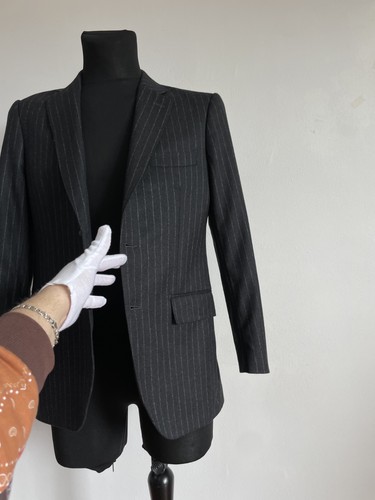 Gieves & Hawkes Savile Row Wool Striped Two Button Blazer AW18 size 38R - Picture 3 of 10