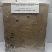 HALLOWEEN HAUNTED HOUSE - New - Heart of Texas Studio Chipboard Album