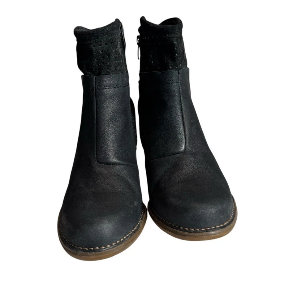 El Naturalista Womens Colibri N495 Leather Boot Black Ankle Booties EUR 41 US 10 - Image 2 of 4