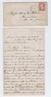 CIVIL WAR LETTER - 2nd U.S. Sharpshooters - Trying to Impress Young Lady !