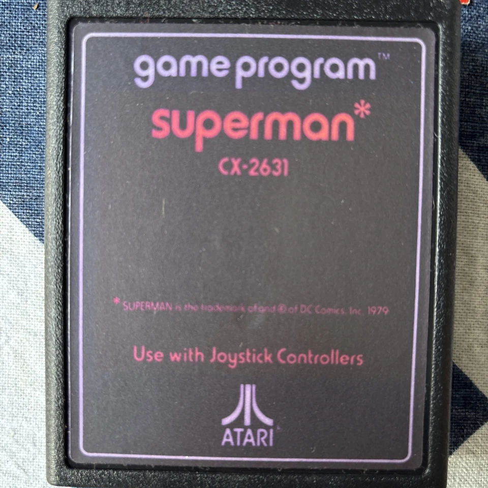 Videojuego Atari 2600 Superman Edición Especial Completo En Caja con Manual Foto 3 de 4