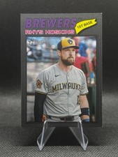 2026 Topps Heritage Dark Gray Border- Rhys Hoskins #331 Milwaukee Brewers