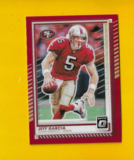 74692 2025 Donruss Optic Red #157 Jeff Garcia 49ers 125/149