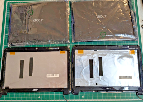 job lot of 32x acer one netbook touchpad palmrest base plastics lid bezel hinges - Afbeelding 3 van 5