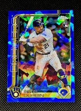 Caleb Durbin ROOKIE CARD 2025 Topps Chrome Sapphire Edition #USC82 Brewers ⚾️🔥