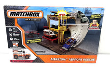 MATCHBOX ON A MISSION:AIRPORT RESCUE SET WITH MBX HEROIC RESCUE VEHICLE 2013 NEW
