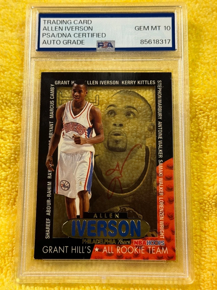 Allen Iverson 10 Graded Basketball Sports Trading Cards