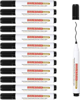 Folienstift Abwischbar, 12 StüCk Schwarz Whiteboard Stifte Abwischbar Whiteboard