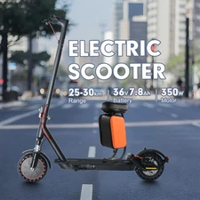 LOT 350W Electric Scooter with Seat for Adults 10"Solid 20MPH Commuter E-Scooter