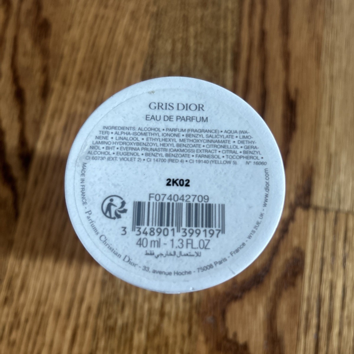 Christian Dior Gris Dior 1.3 oz / 40ml Eau De Parfum ~ New | eBay