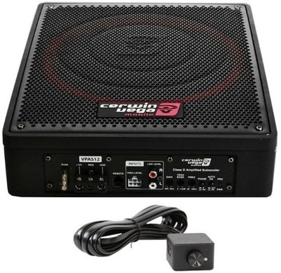 Cerwin-Vega VPAS12-12 Vega Series Shallow Mount Sealed Powered 600W Subwoofer