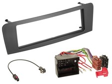 Einbauset DIN Autoradio f&uuml;r Mercedes A-Klasse W176 B-Klasse W242 CLA C117 GLA X1
